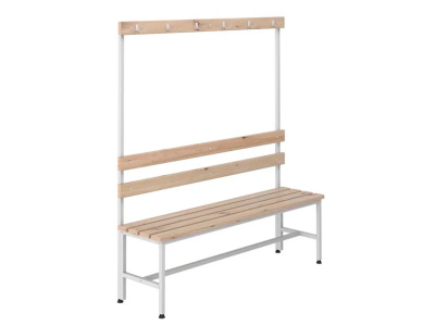 Скамья-вешалка для раздевалок 1200