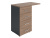 Тумба боковая NPW-408 L4 темный орех /антрацит Тумба боковая NPW-408 L4 темный орех /антрацит