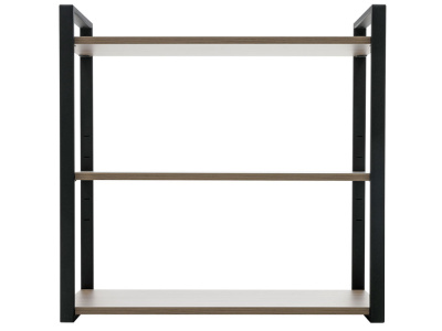 Полка Home-3 вяз натуральный/чёрный