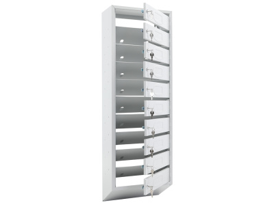 Почтовый ящик подъездный на 10 секций