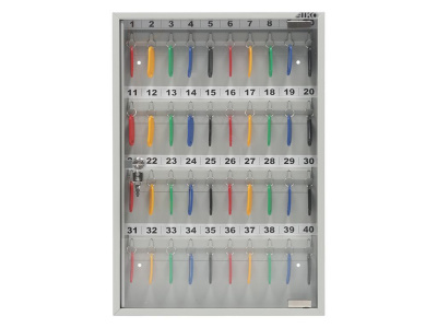 Ключница настенная со стеклом KEY-40 G
