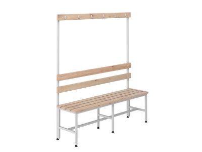 Скамья-вешалка для раздевалок 1500